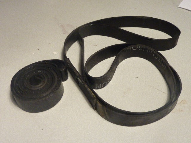 2 Fond de jante VELO caoutchouc noir, largeur 13 mm  de 350 400 hutchinson