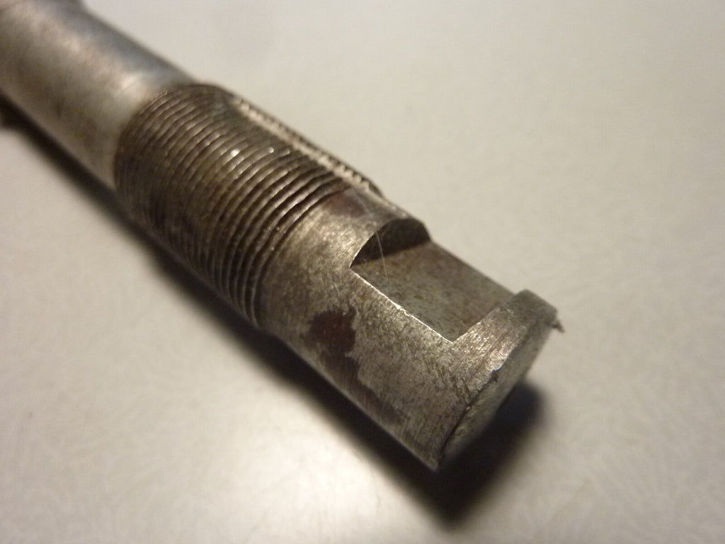 Axe pédalier à clavettes 115 mm acier boitier pédalier vintage ancien stock