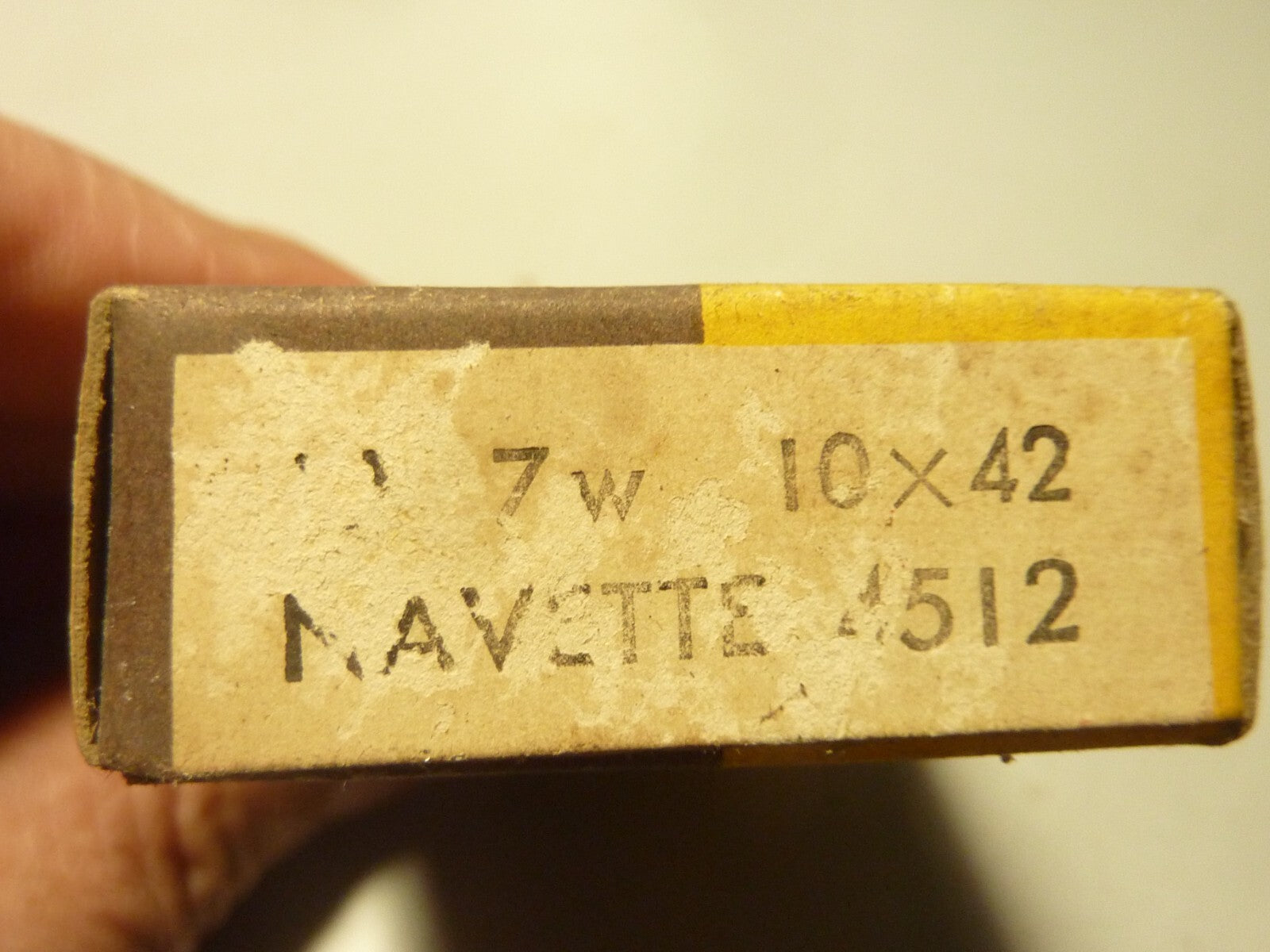 ✨ NOS – 1 Lampe Philips type “Navette” – 12V 7W – 10x42 – Ancien stock ✨