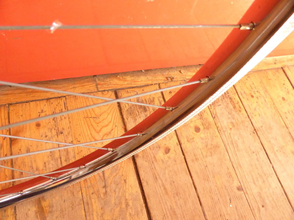 ✨ NOS  Roue avant Vélo Vintage SAMIR 650B Saminox 1982 – Moyeu Maillard✨