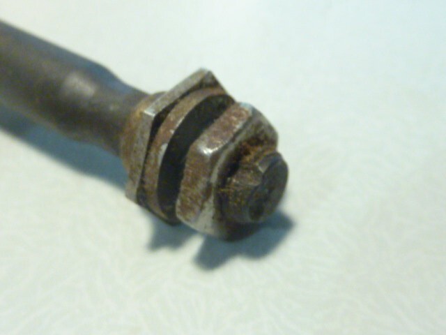 vintage 1 Axe pédale droite 120 mm neuf ancien stock  velo cyclo solex 14/125