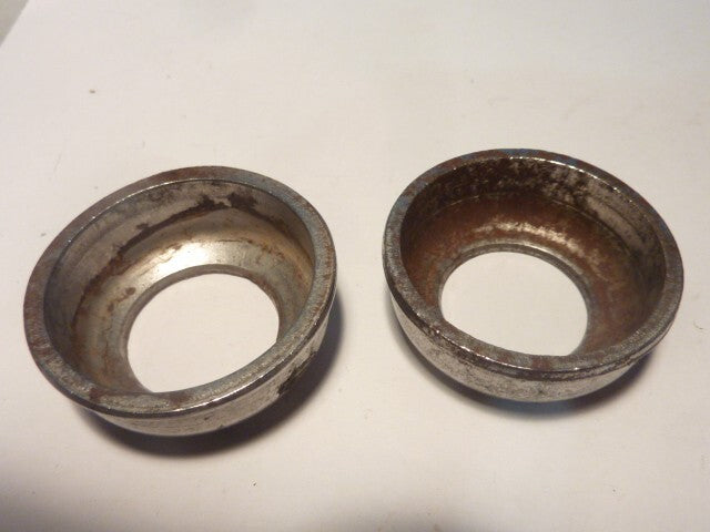 ✨ 2 Cuvettes de pédalier acier | NOS | Oldschool / Vintage ✨