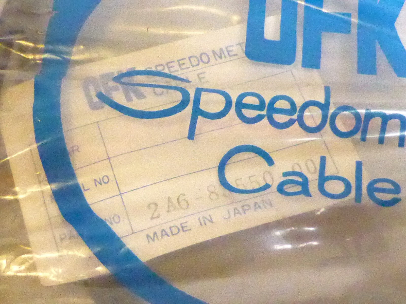 NOS Cable de compteur pour 125 DTMX 2A6-83550-00 made in Japan