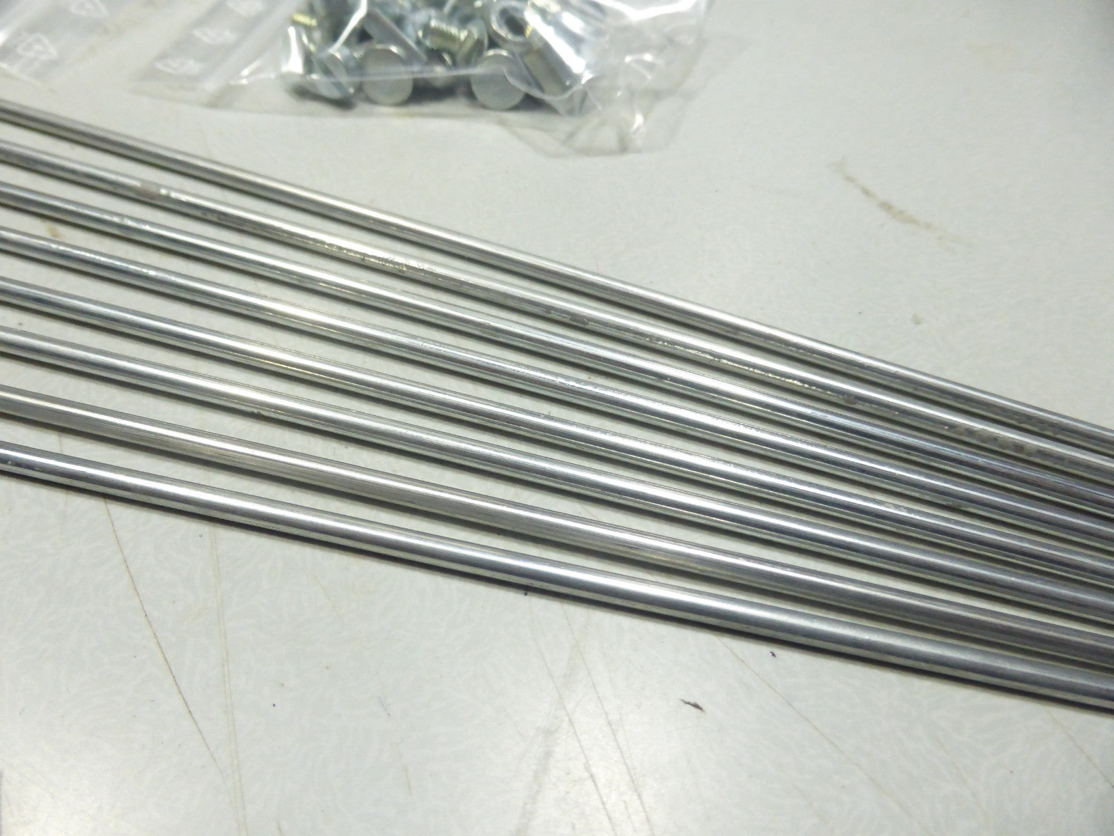✨NOS tringles garde boue 350 mm Ø 3 mm acier vélo Fender Stay set velo vintage✨