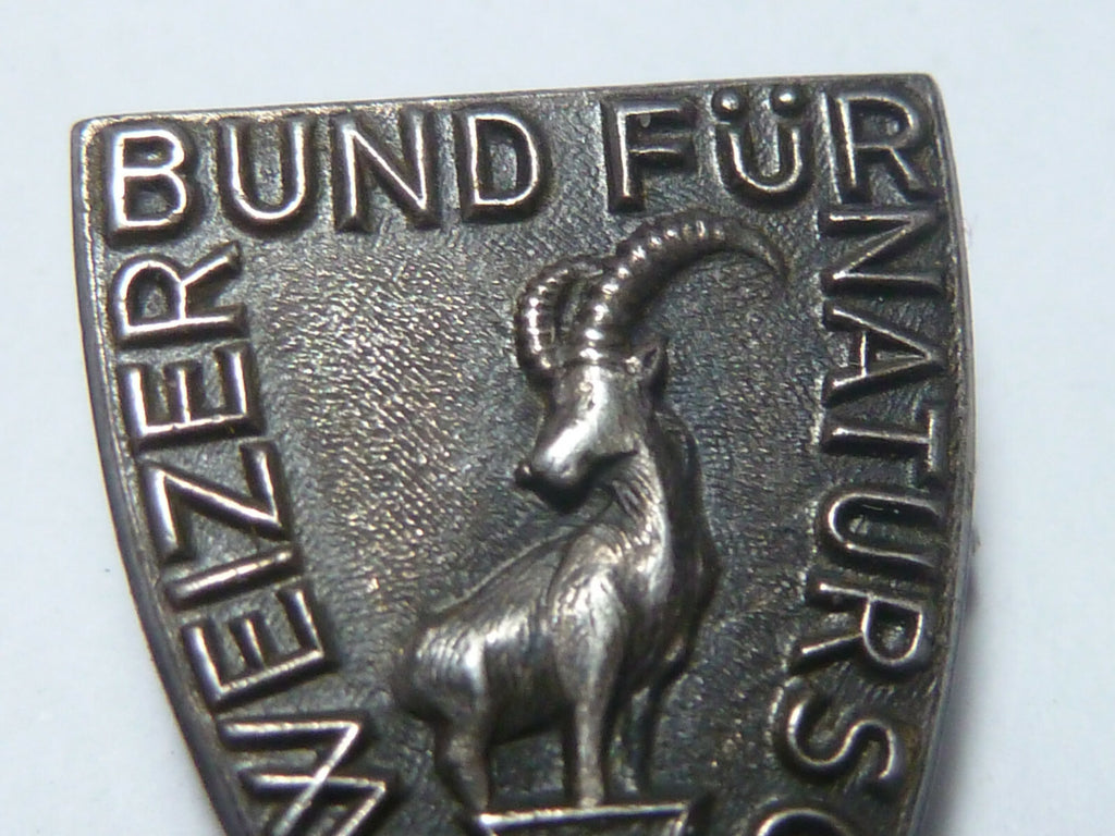 PINS BADGE Argent PIN SCHWEIZER BUND FUR NATURSCHUTZ