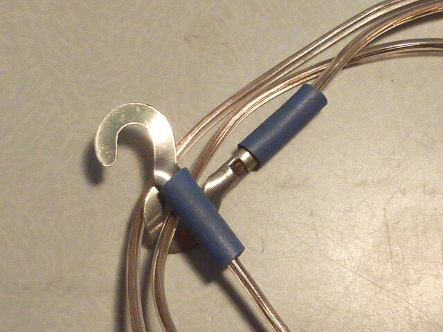 ✨ NOS lot de 2  cable electrique 0..6 metre VELO MOBYLETTE optique phare dynamo✨