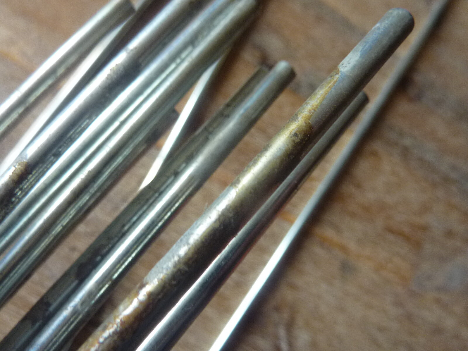 ✨ NOS 2 tringle de garde boue 380 mm Ø 4,6 mm acier vélo vintage✨