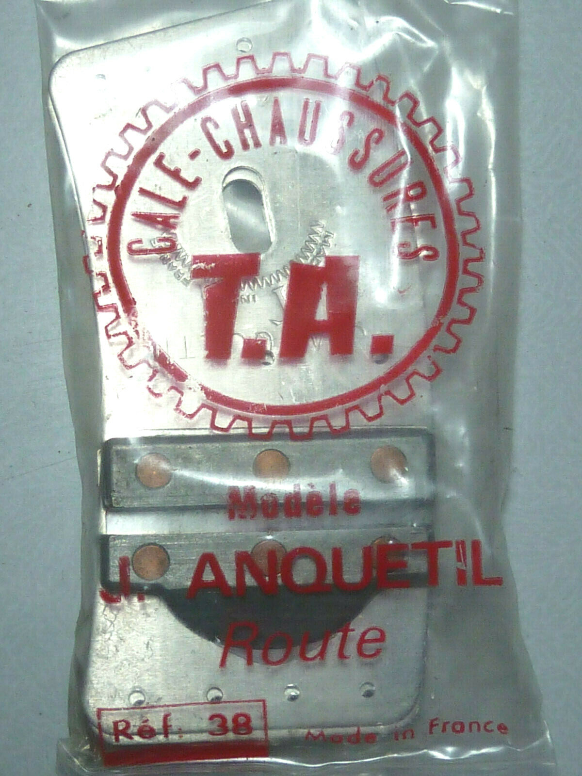 ✨ anciennes vintage Cales NOS Spécialités TA Anquetil Route Réf 38✨