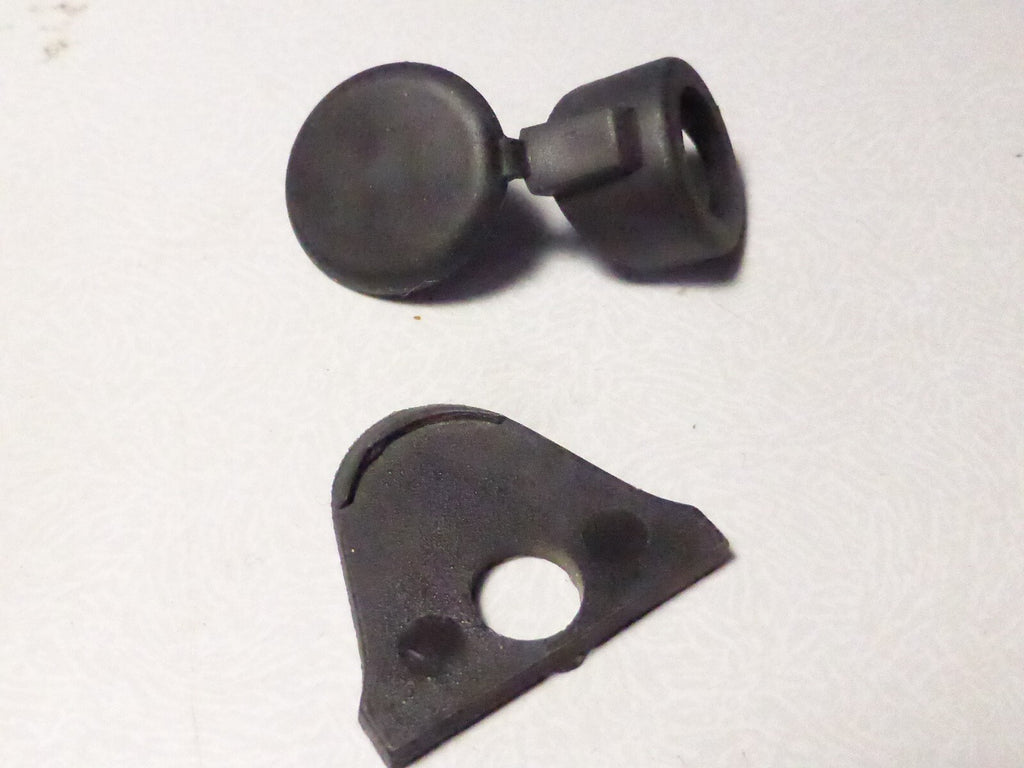 vintage velo cache capuchon bouchon embout plastic noir potence