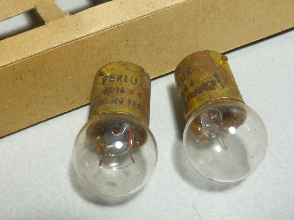 ✨ 6 Ampoules PERLUX 12V / 16V – Culot BA15s Ø15mm – Ancien stock / NOS ✨