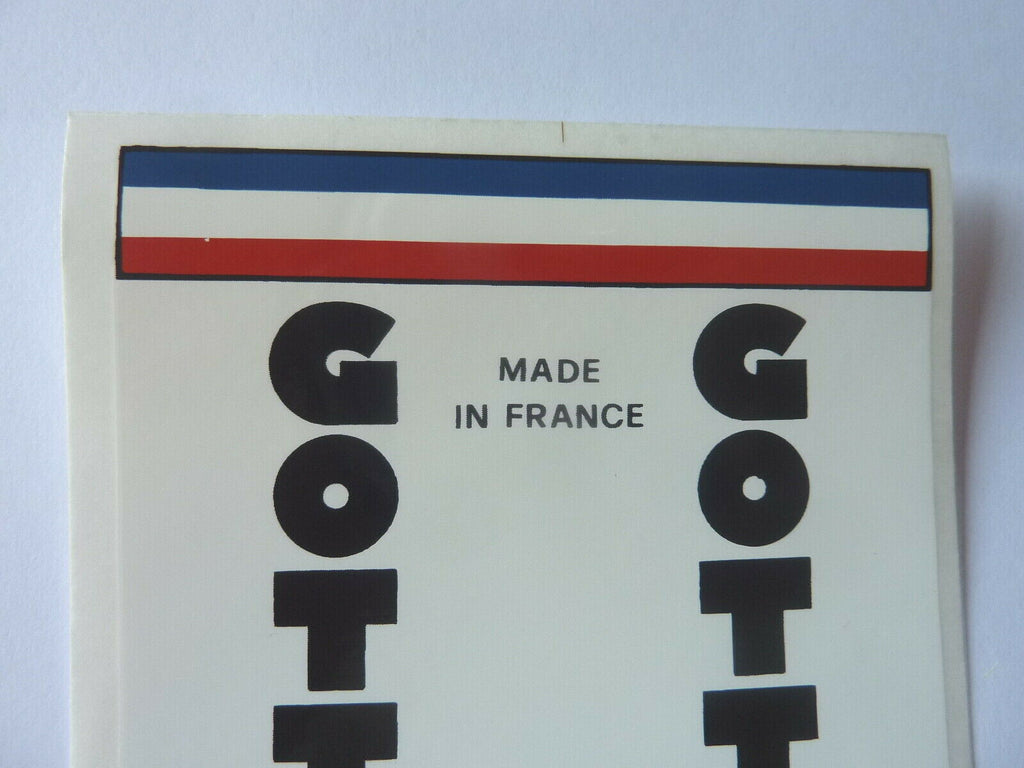anciens Gottfried Vintage 2 autocollants velo / bike stickers / decals  eroica