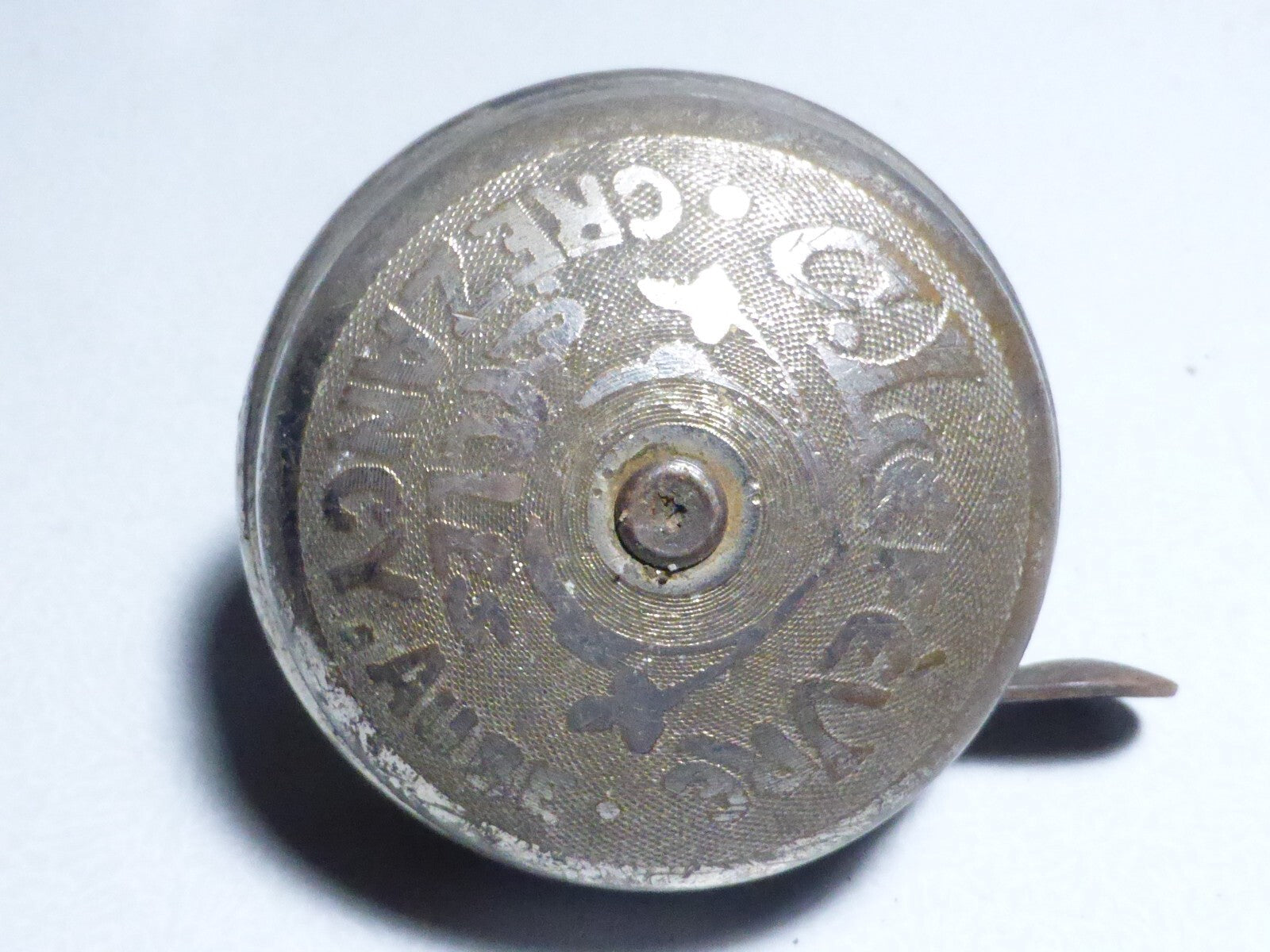 ancienne sonette Vintage  Bike Bell sonnette  C.Lefévre cycles Crézancy Aube