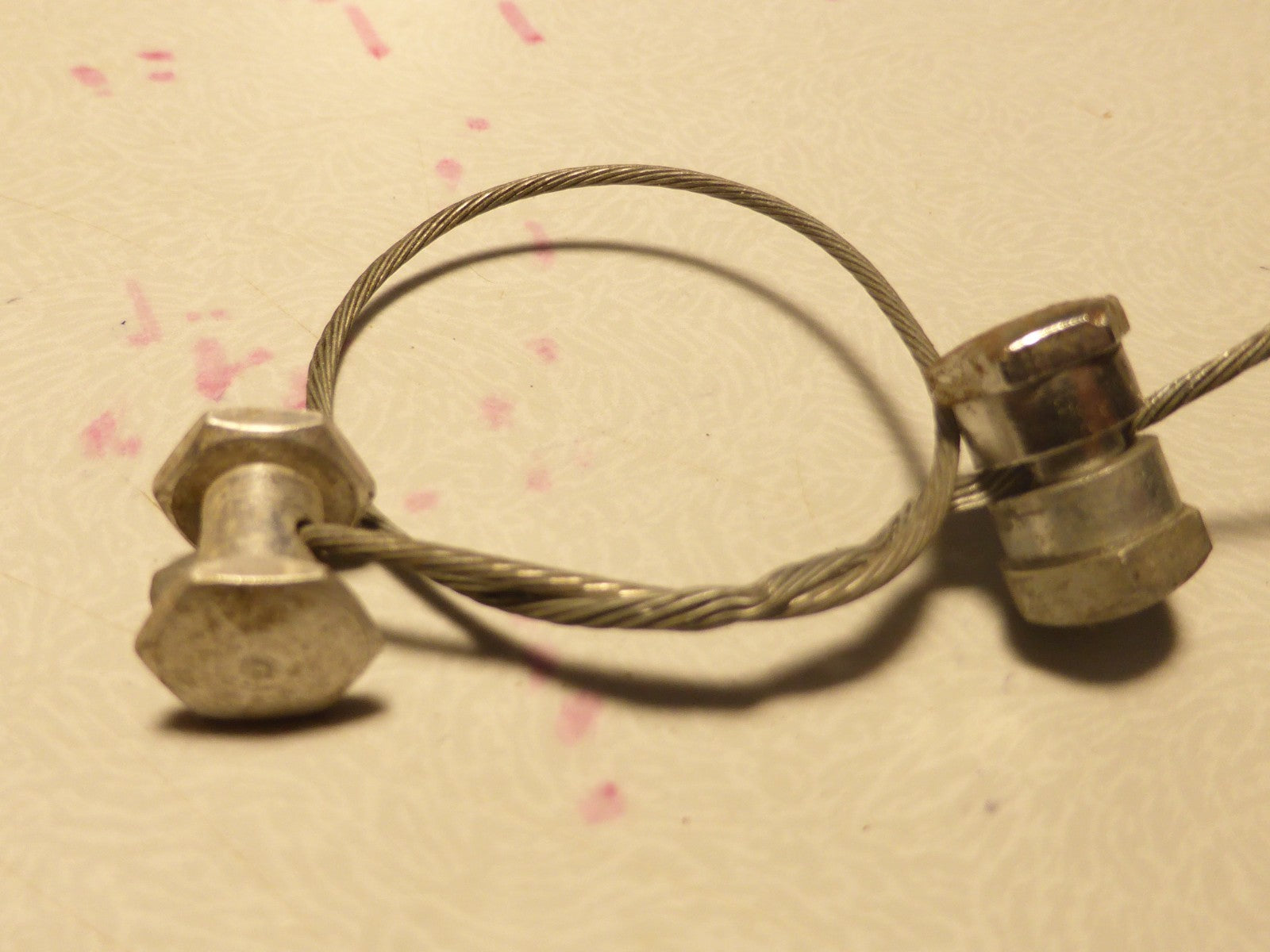 Butée de gaine Mafac frein arrière brake cable velo ancien vintage pontet