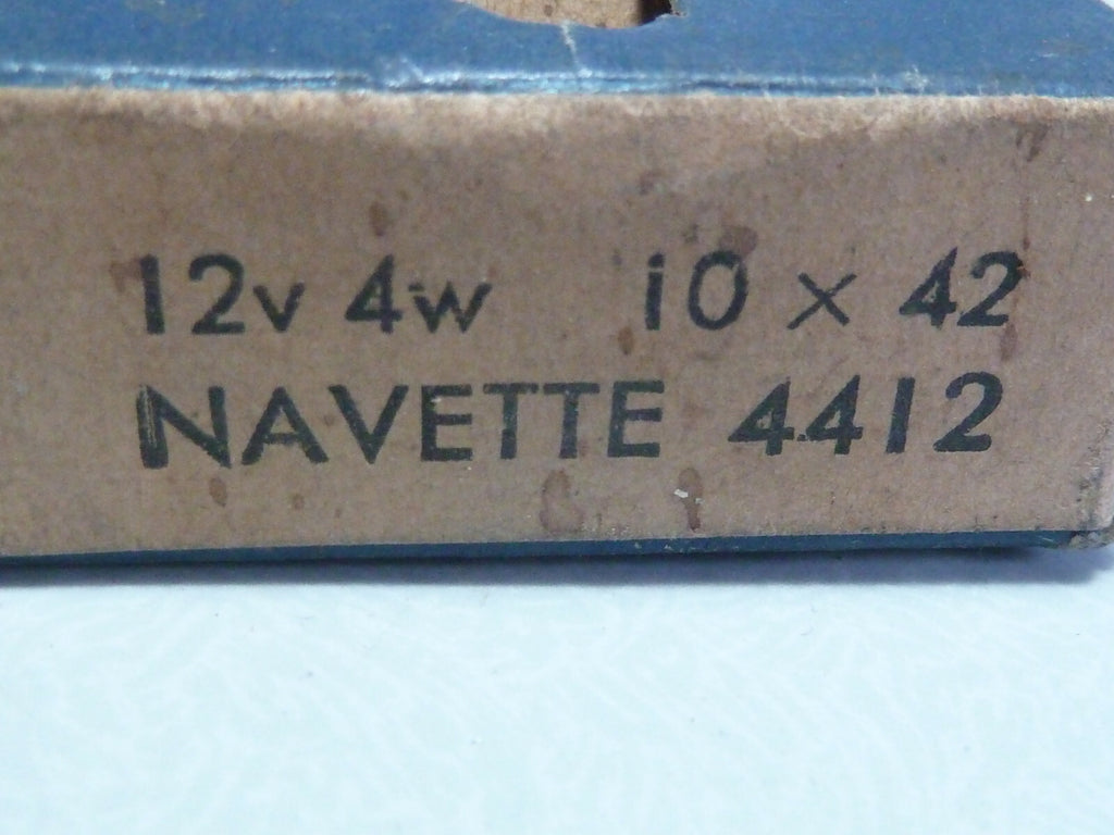 ✨ NOS Ampoule Philips éclairage vintage 12V 4W Navette 10x42 mm – Ancien stock ✨