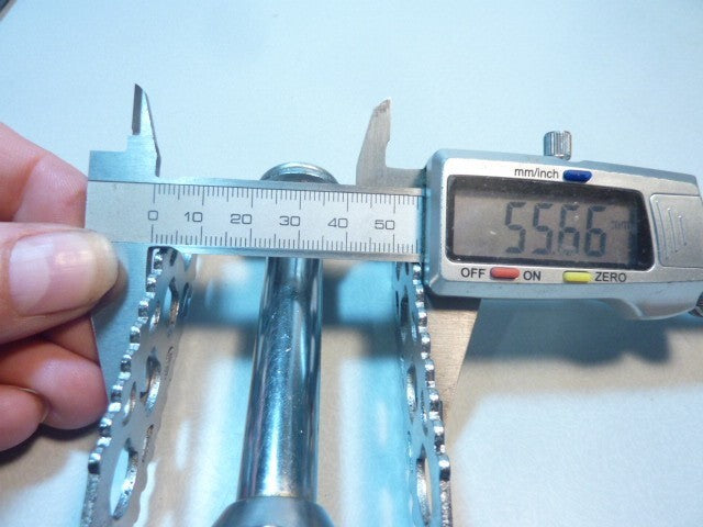 1 Vintage 80's pédale DEA  Chrome Steel Pedal 14/125 gauche
