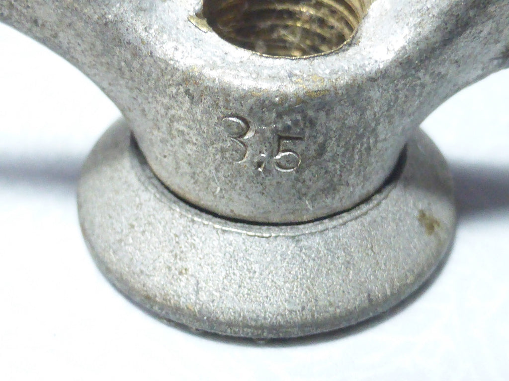 ✨NOS Neu 2 Écrous Papillon Vélo Ancien laiton Huret Wing Nuts 8.5 mm Vintage✨