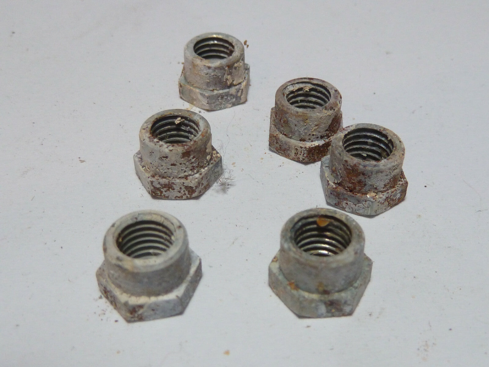 6  boulons tension chaine écrou de tendeur écrou couronne pédalier vélo vintage