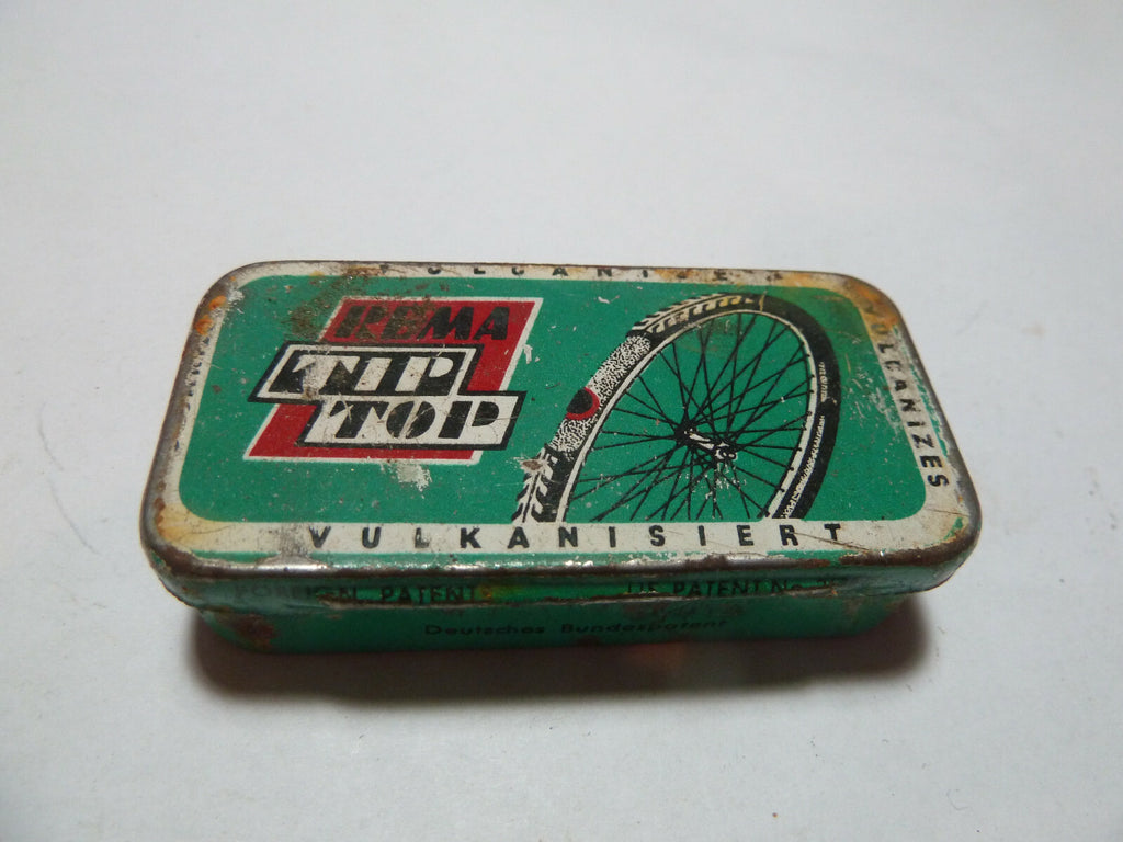 ANCIENNE BOITE DE RUSTINE REMA TIP TOP  GARAGE VELO  VINTAGE