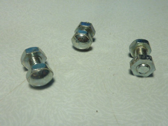 ✨ NOS 3 vis écrou carter mobylette vélo fixation ancien stock tête bombé 5x11✨