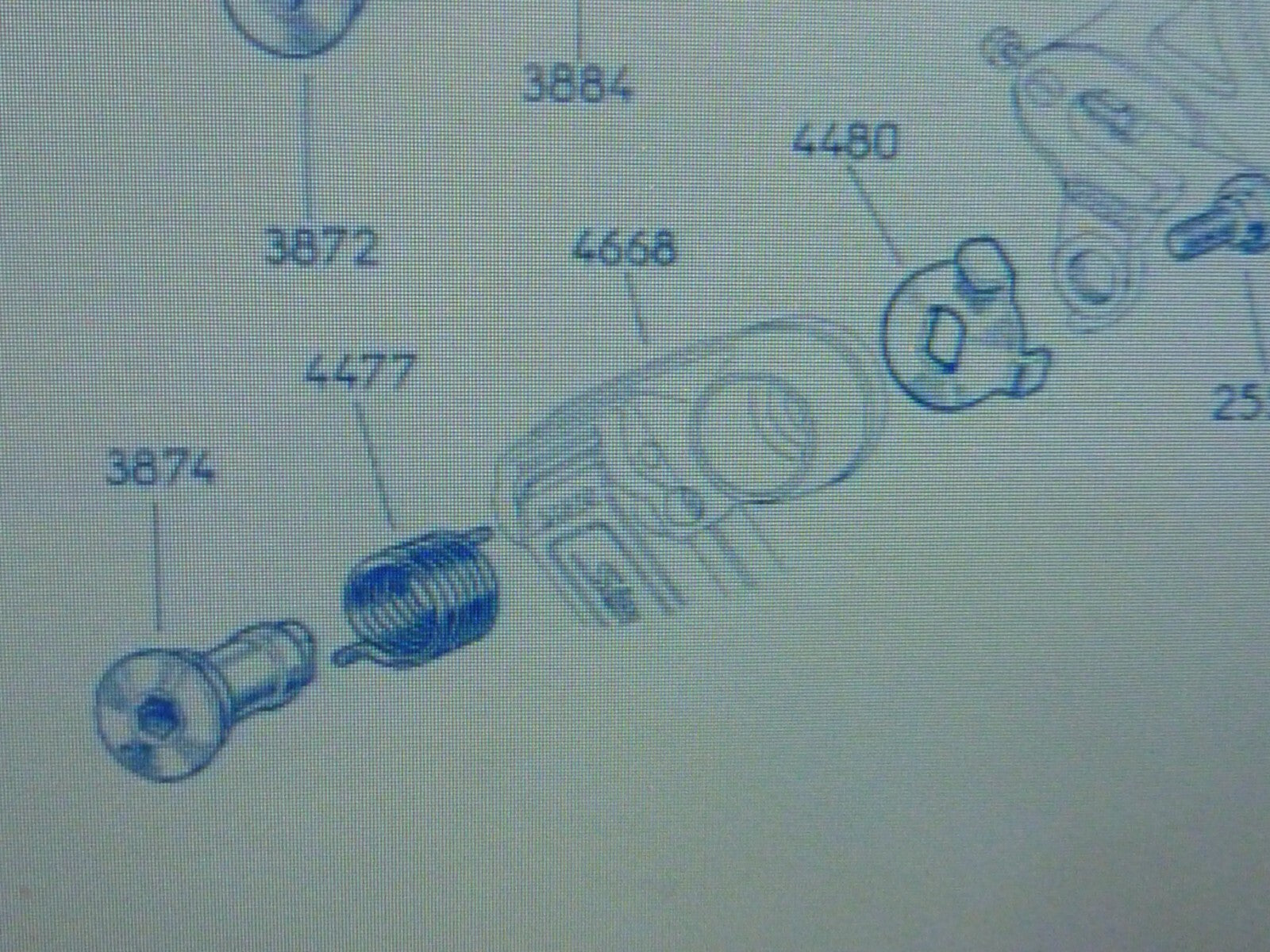 NOS vis screw axel dérailler  simplex parts 3874 velo vintage