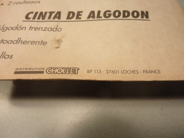 NOS Guidolines Cotton Handlebar Tapes 1 paire noir