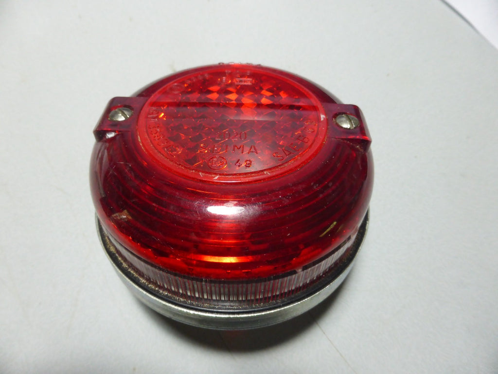 NOS FEU rouge de feu arriére éclairage plaque d'origine Seima diamétre 94 mm