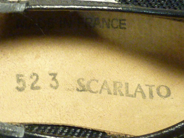Chaussures cyclisme ancienne RIVAT  523 scarlato Made in France taille 39 / 40