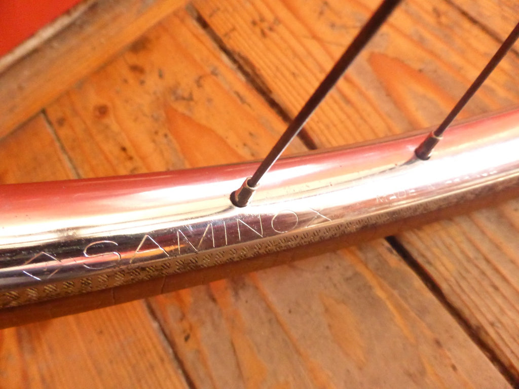 ✨ NOS Roue arrière velo vintage 700C (622) – SAMIR SAMINOX 1984 ✨