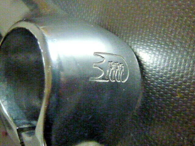 Potence 3TTT logo gravé alu 125mm 25,4mm 22 mm  80s