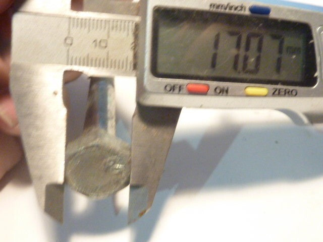 boulon VIS METAUX 11X70 ancien stock