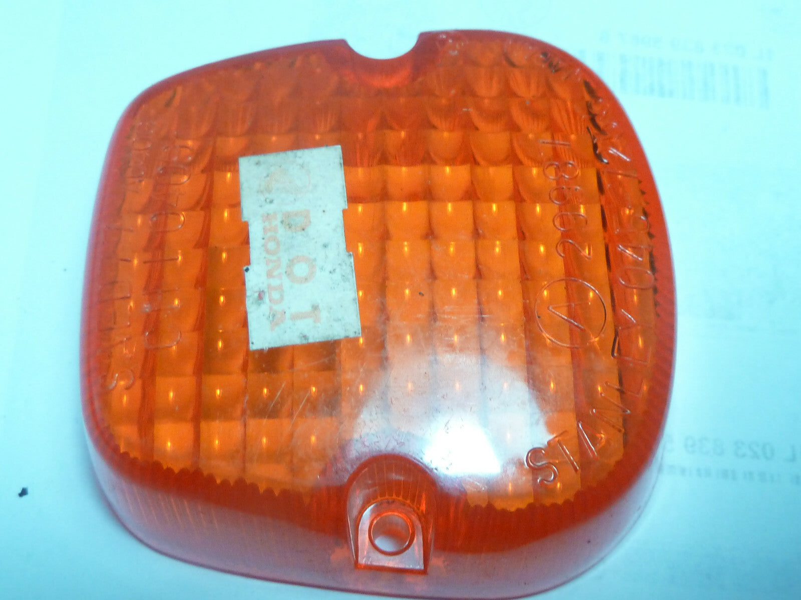 2 Cabochon de clignotant moto HONDA  STANLEY 045-7255