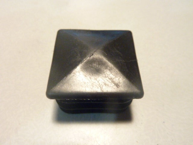 NOS neu embout bouchon 28/30 mm plastic noir ancien stock