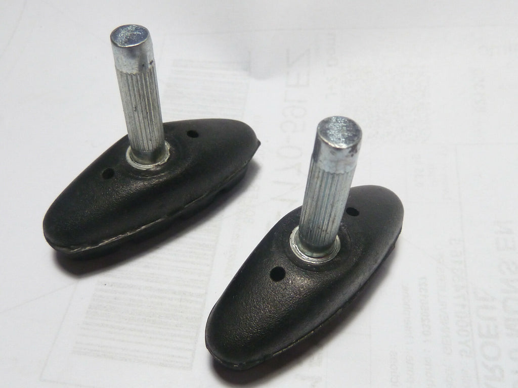 NOS NEU PAIRE PATINS DE FREIN CANTILEVER VELO VTT GOMME 49 mm VTC VINTAGE