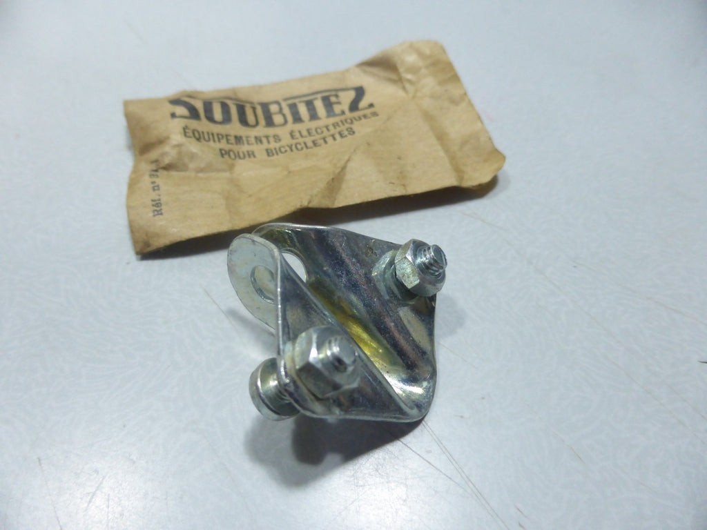 ✨ NOS neu Support attache Phare CIBIÉ SOUBITEZ Vélo Vintage Made in France✨