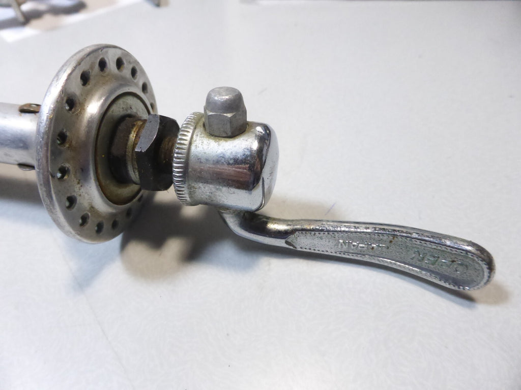 4 vintage axe moyeux maillard sachs shimano front axle