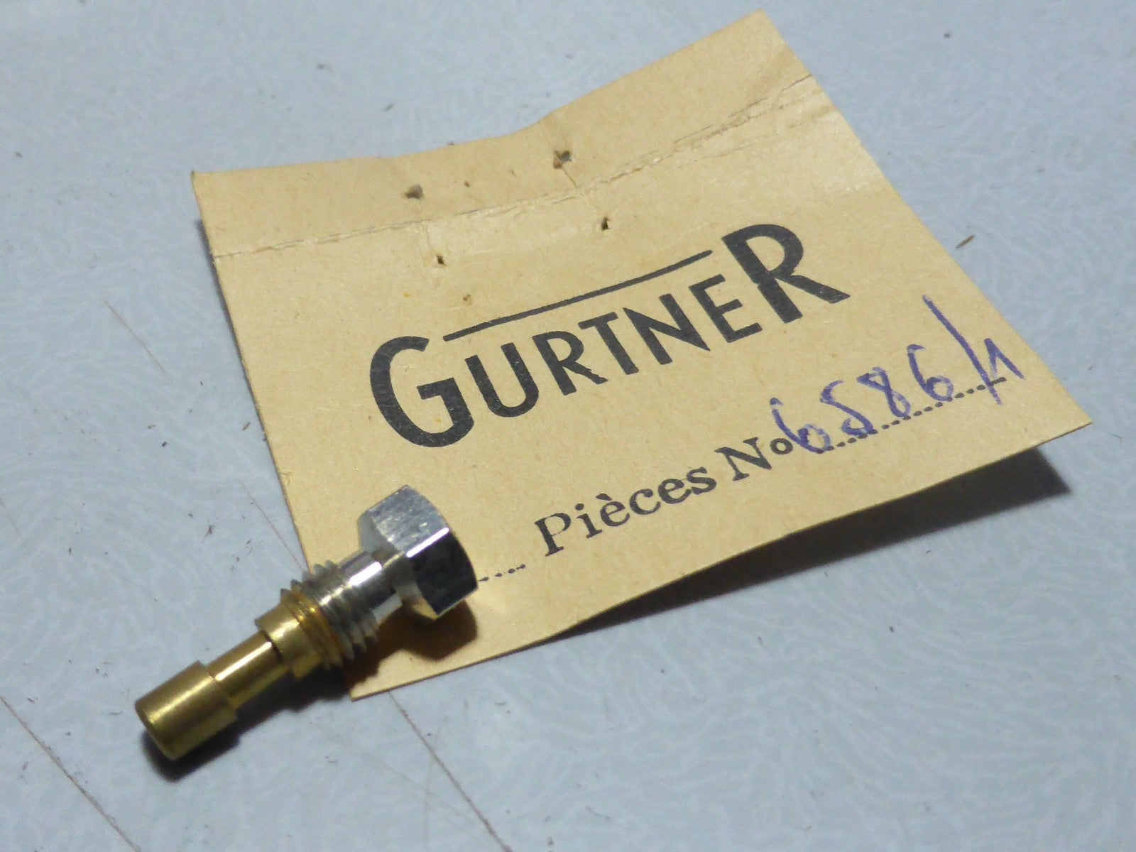 NOS 6586 gurtner calibreur 6586/1 carburateur Peugeot bima D10