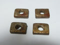 4 Ecrou rectangle 14.4 x 10,5 mm M6