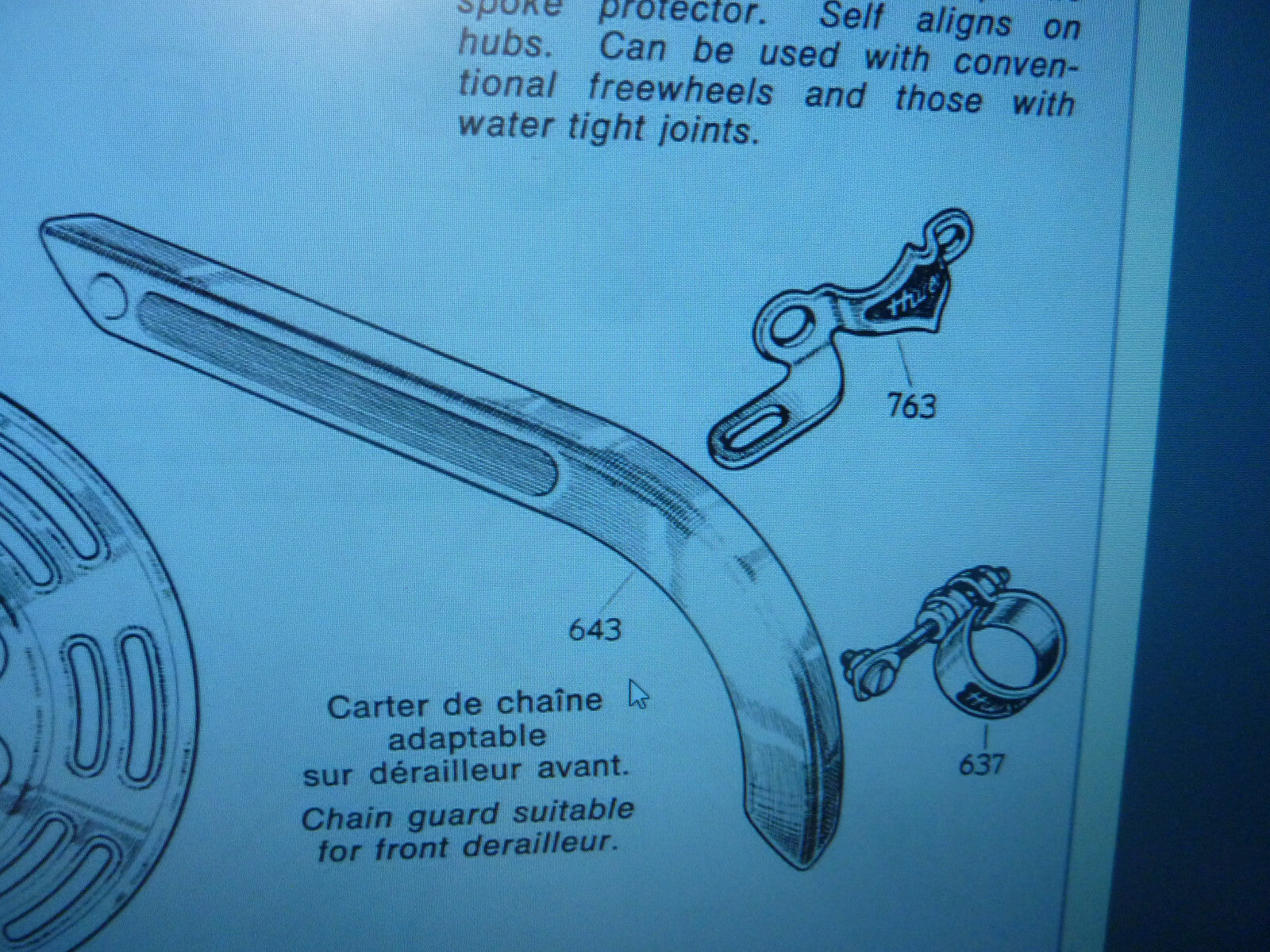 ✨ NOS Huret Demi-Collier Dérailleur Support Carter Front Derailleur Collar 763✨