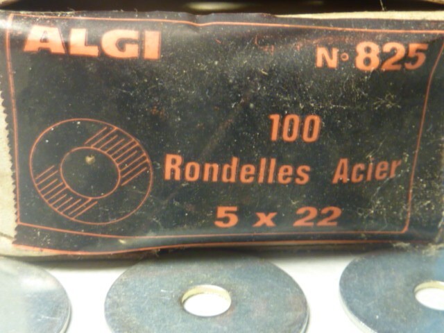 NOS Algi 5 Rondelles 5x22 velo vintage cyclo moteur mobylette