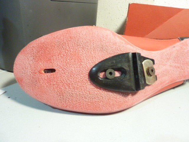NOS Chaussures cyclisme ancienne RIVAT  523 HUEZ Made in France taille 37 / 38