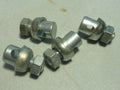;;; 4 anciennes SERRE TRINGLE  L 17 X 8 X D 5mm POUR TRINGLE DE 5mm VINTAGE ;;;;