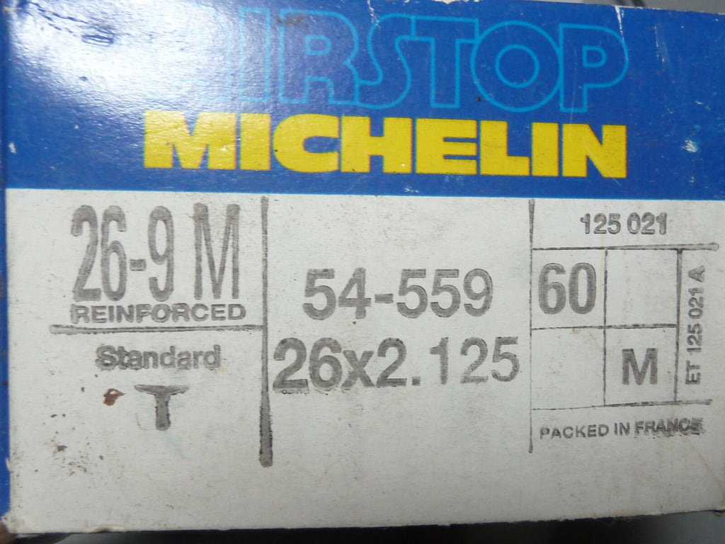 CHAMBRE A AIR MICHELIN VELO 26 x 2.125 54-559 VALVE SCHRADER