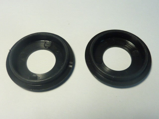 NOS 2 Bouchons cache bouchons cuvettes plastic  vintage NOS velo axe pedalier