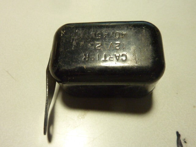 RELAIS CARTIER  12 VOLTS 12V.2L 40/45W ancien stock vintage 7102