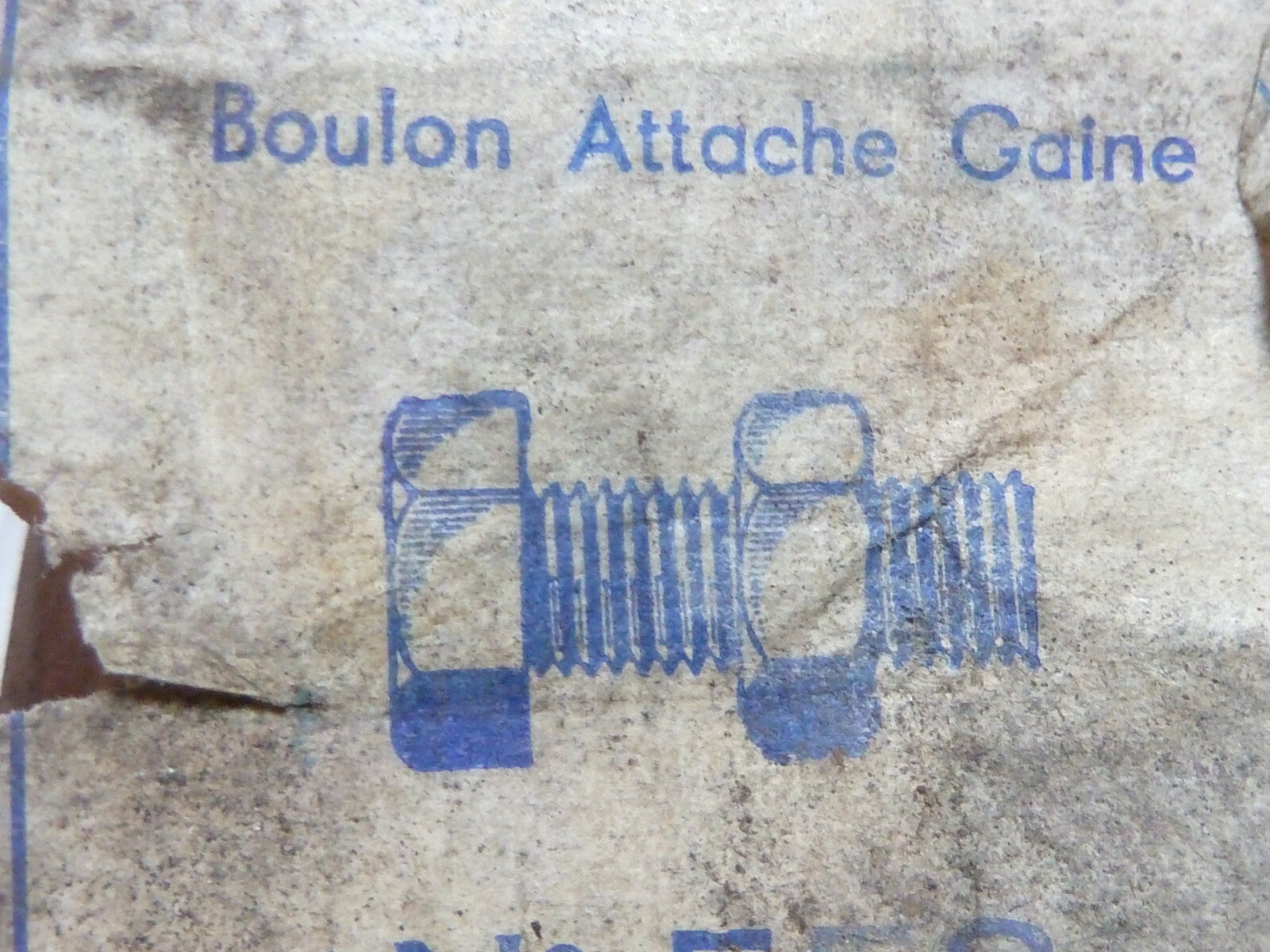 ✨ ancien stock ALGI 4 boulon VIS mobylette CYCLOMOTEUR SCOOTER attache gaine ✨