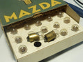 2 AMPOULES  vintage mazda  6V 0.25A tube 8.5 mm BA9S témoin