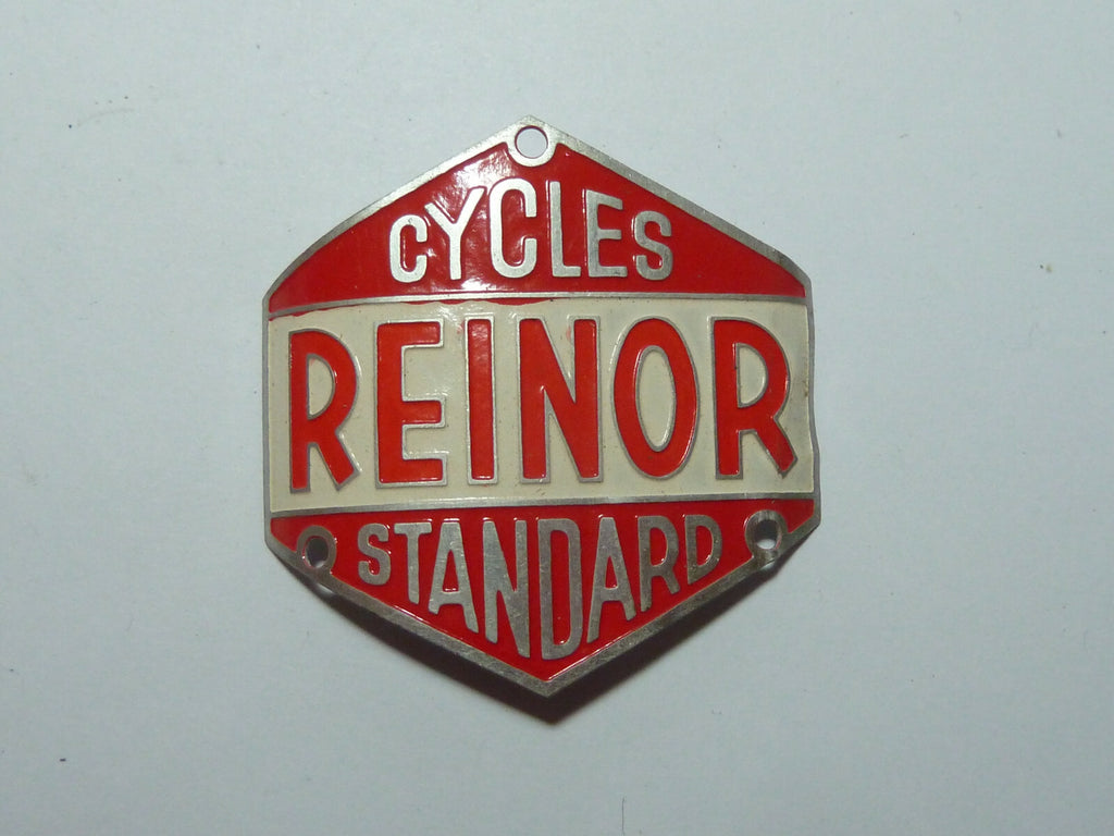 Ancienne plaque de vélo Cycles REINOR Origine vélo LYONNAIS randonneuse vintage
