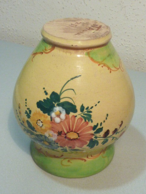 Vase numéroté céramique faïence made in Italy