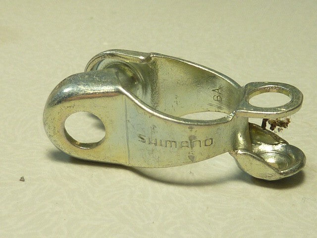 NOS 1 Shimano Bicycle Chainstay Clamp derailleur cable stop clamp Chain Stay Neu