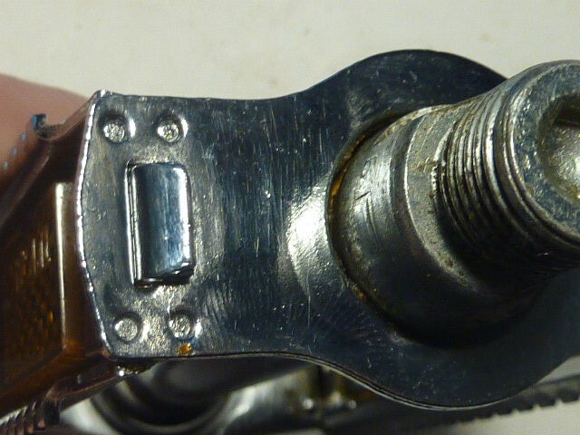 1 Vintage 80's K10496 Small Youth Chrome Steel Pedal 9/16" with Reflectors